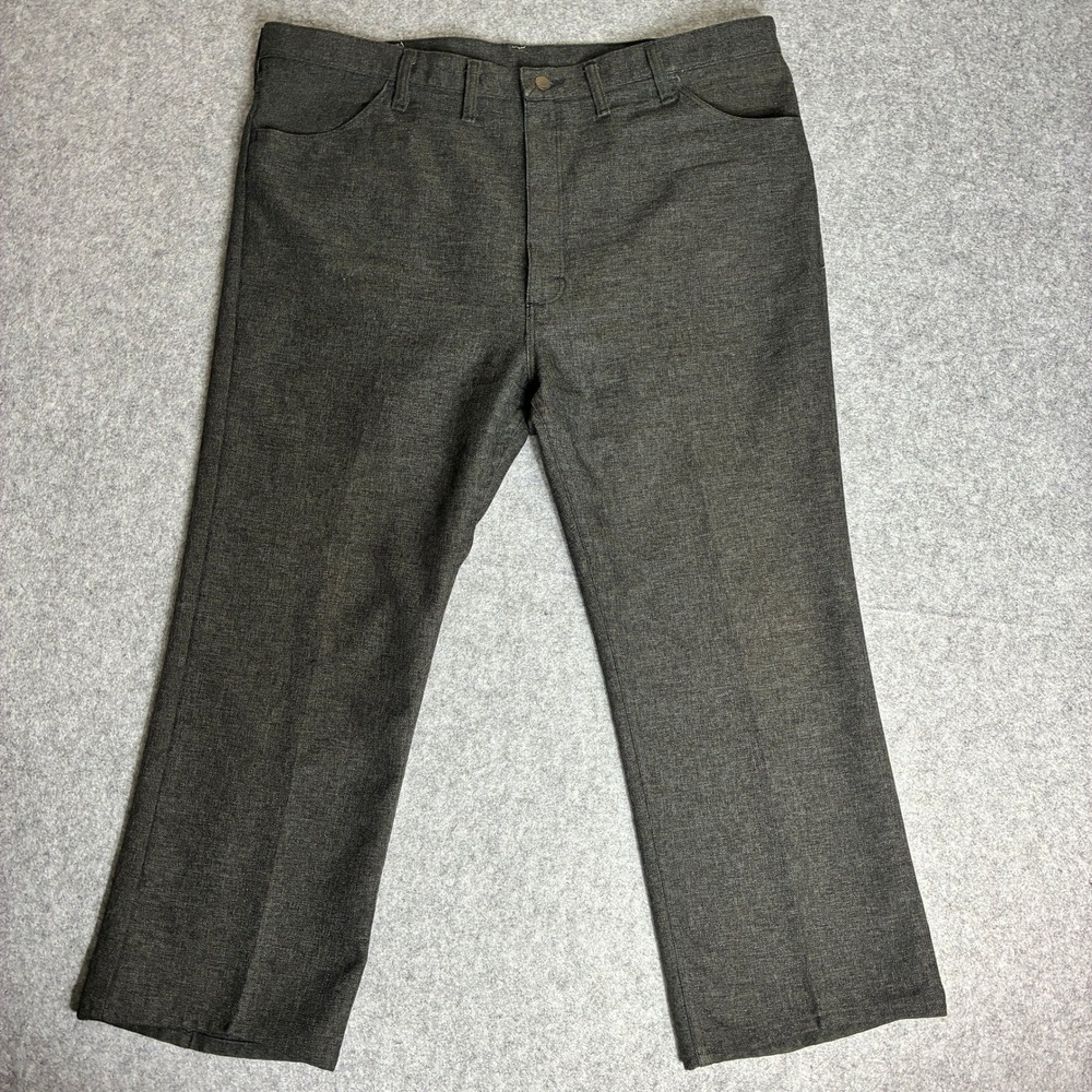 Vintage Wrangler Wrancher Dress Jeans Mens 42x27 Cowboy Western Pants